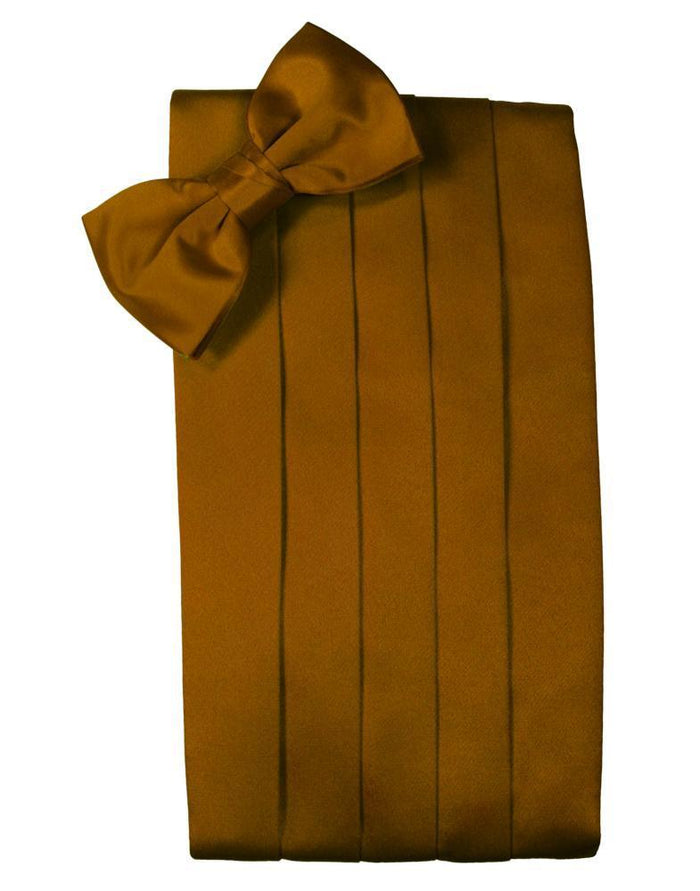 Cognac Luxury Kids Satin Cummerbund by Cardi