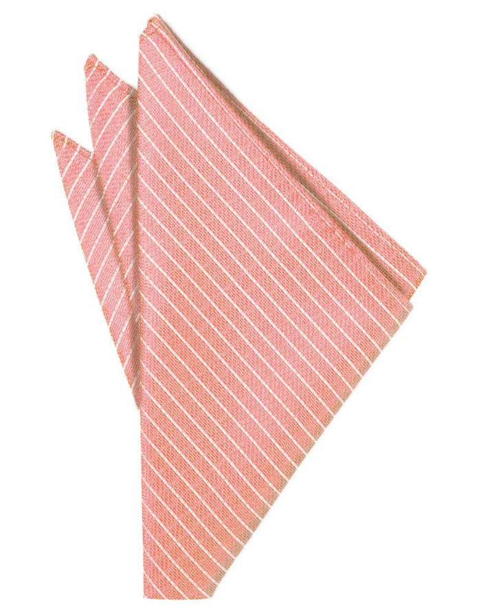 Coral Palermo Pocket Square by Cardi