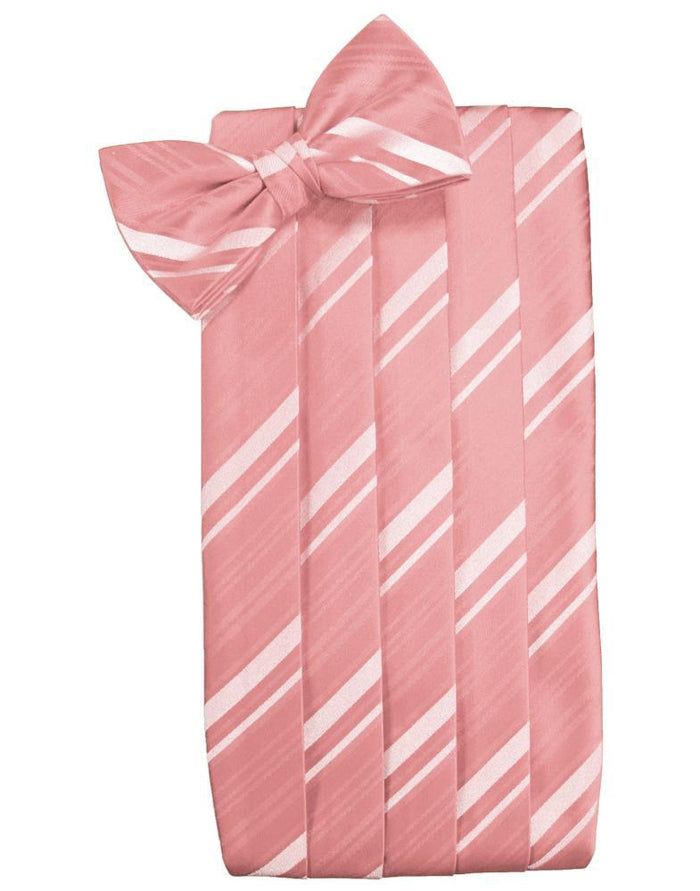 Coral Reef Striped Satin Cummerbund by Cardi
