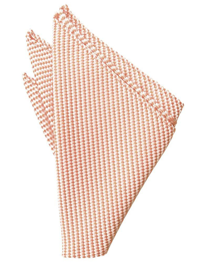 Coral Venetian Pocket Square by Cardi