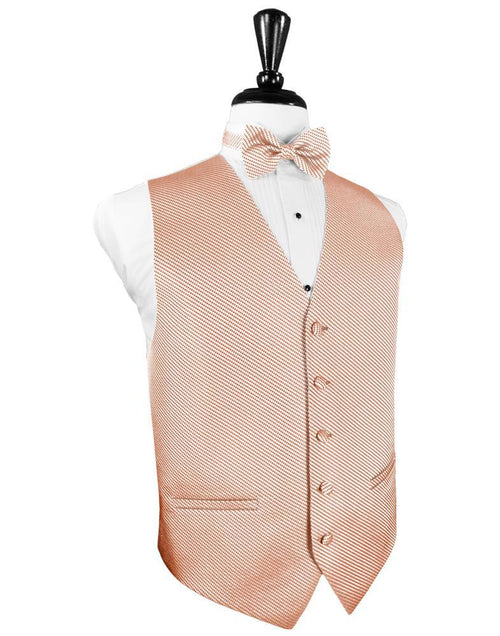 Coral Venetian Tuxedo Vest by Cardi