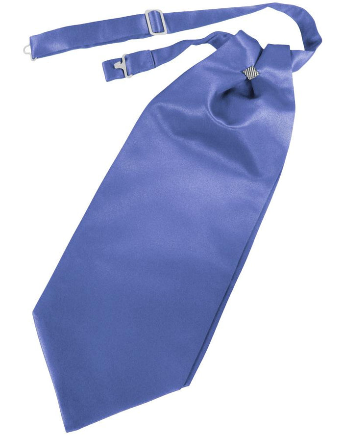 Cornflower Luxury Satin Cravat Cardi