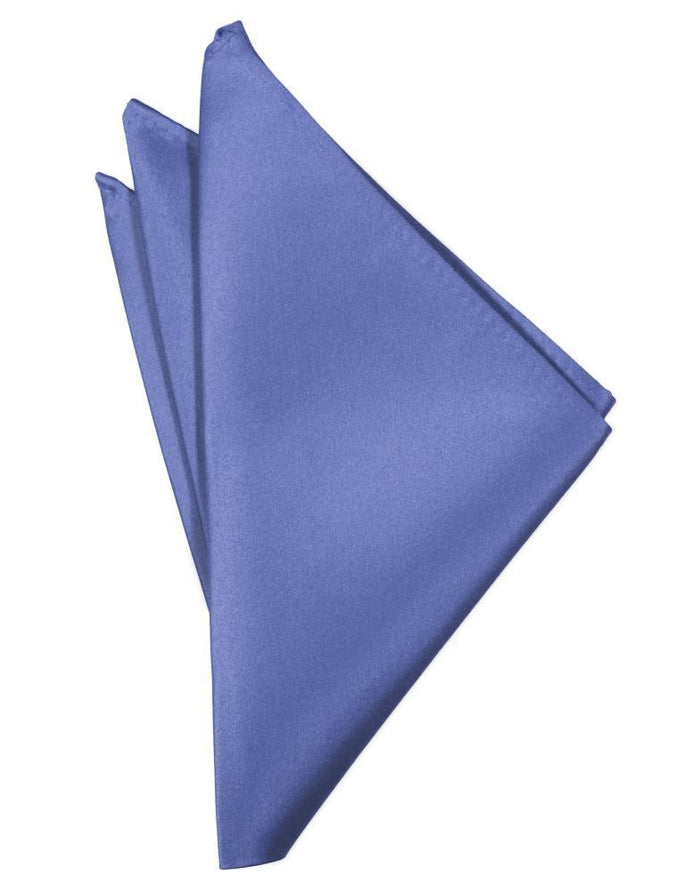 Cornflower Luxury Satin Pocket Square by Cardi