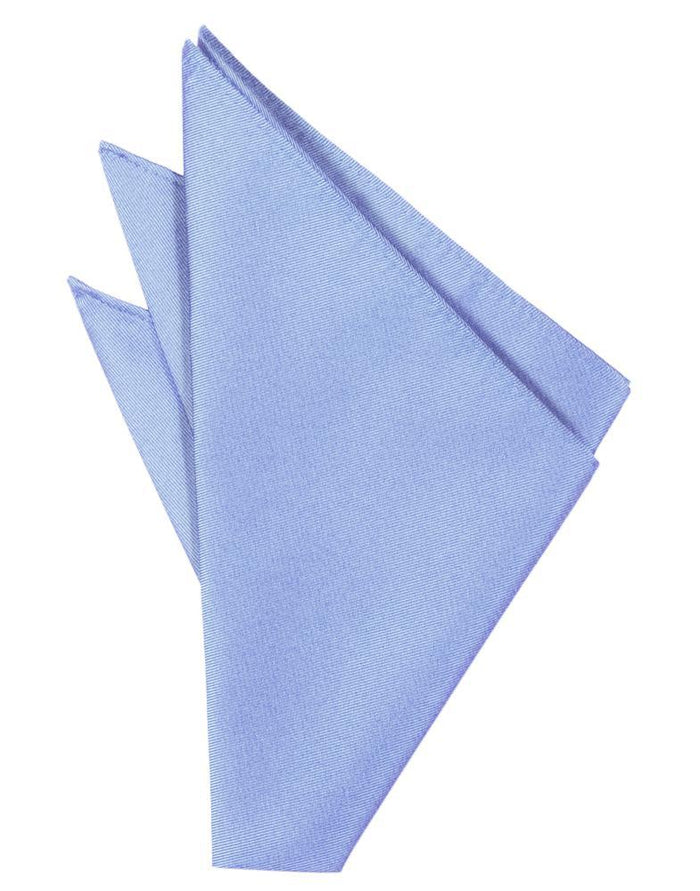 Cornflower Solid Twill Pocket Square by Cardi