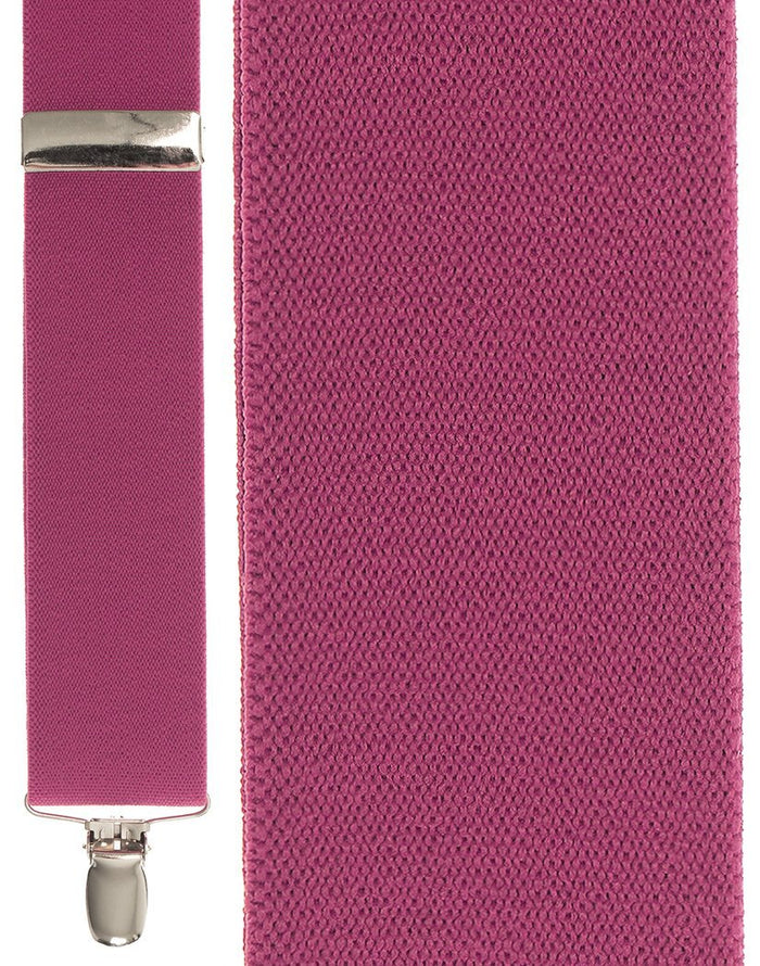 Dark Pink Bostonian Suspenders by Cardi