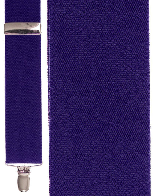 Dark Purple Bostonian Suspenders Cardi
