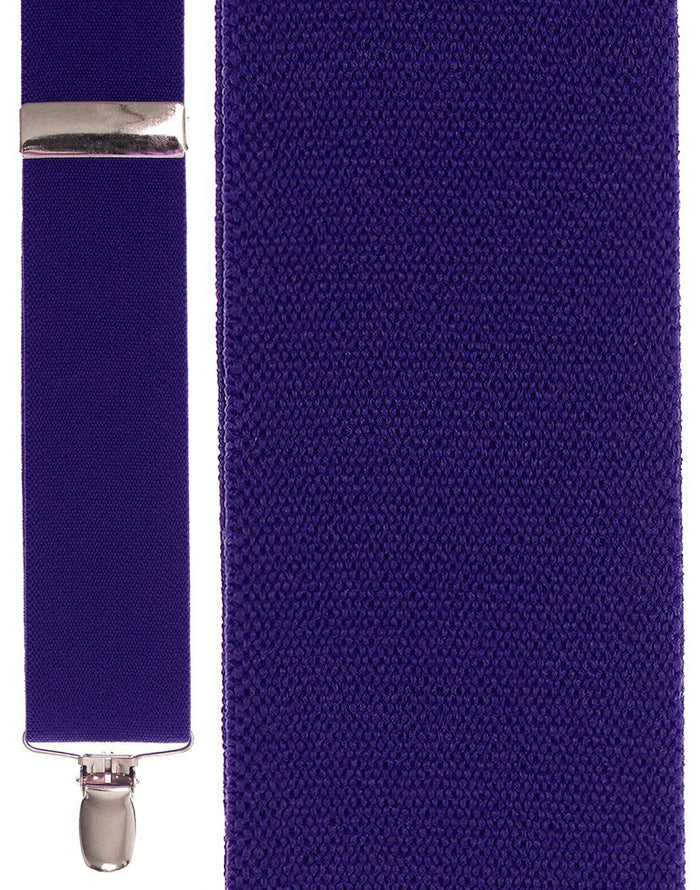 Dark Purple Bostonian Suspenders Cardi
