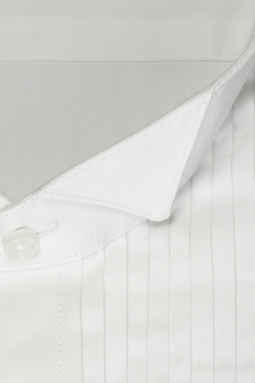 David White Wingtip Tuxedo Shirt by Cardi