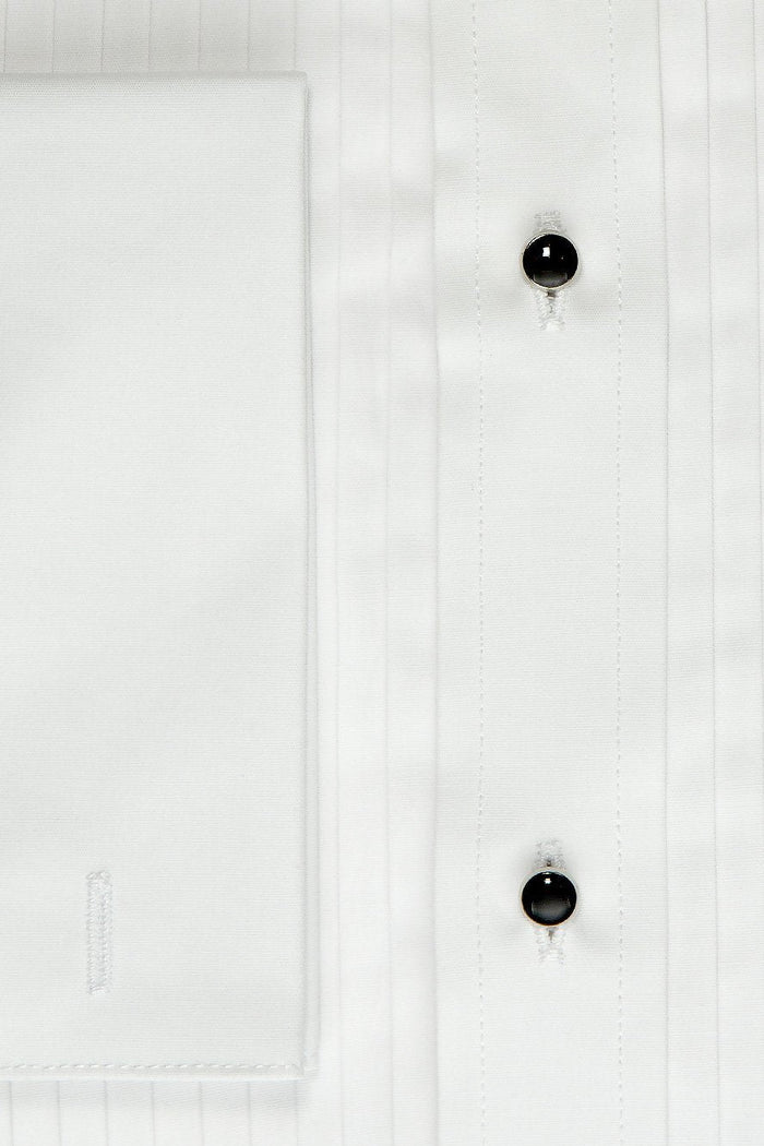David White Wingtip Tuxedo Shirt by Cardi