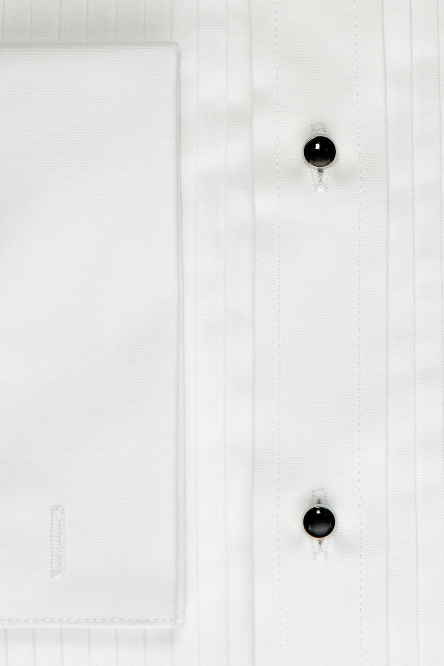 David White Wingtip Tuxedo Shirt by Cardi