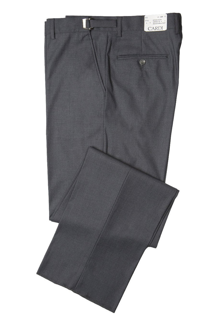 Cardi Ethan Steel Grey Super 150's Luxury Viscose Blend Suit Pants