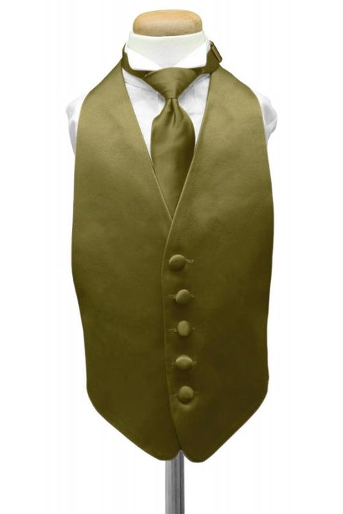 Fern Luxury Satin Kids Tuxedo Vest by Cardi