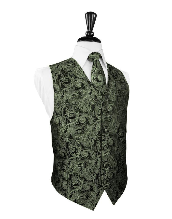 Fern Tapestry Tuxedo Vest by Cardi