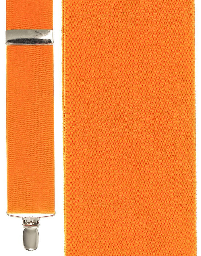 Fluorescent Orange Bostonian Suspenders by Cardi