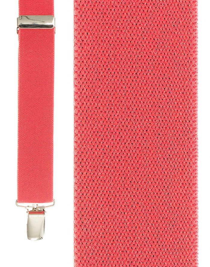 Fluorescent Red Newport Suspenders by Cardi
