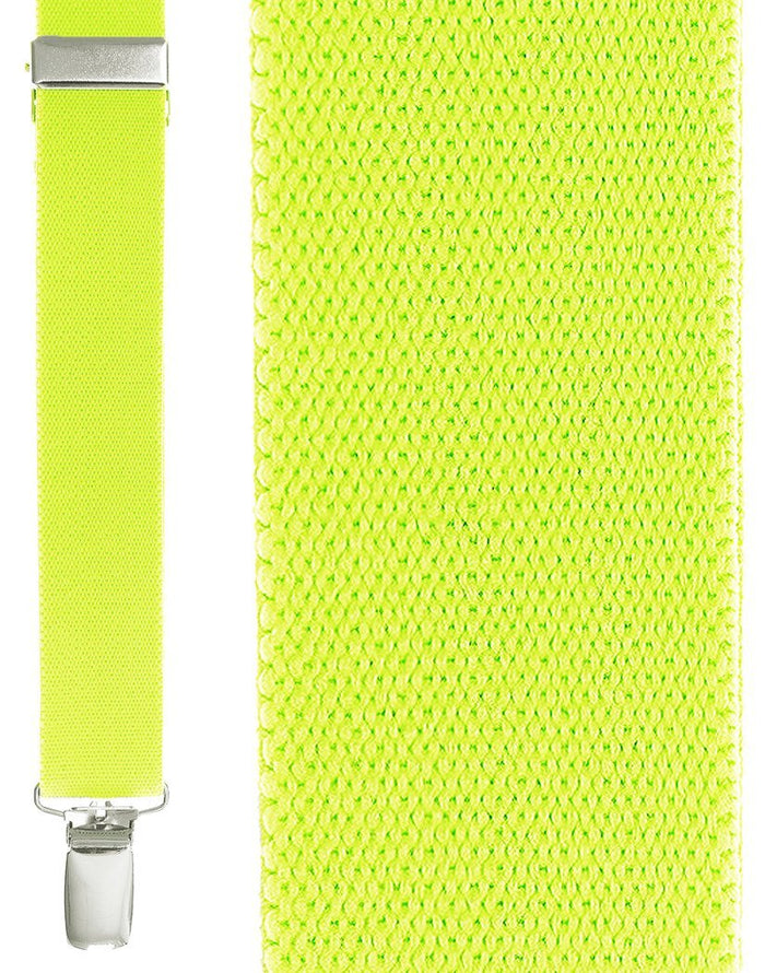 Fluorescent Yellow Newport Suspenders Cardi