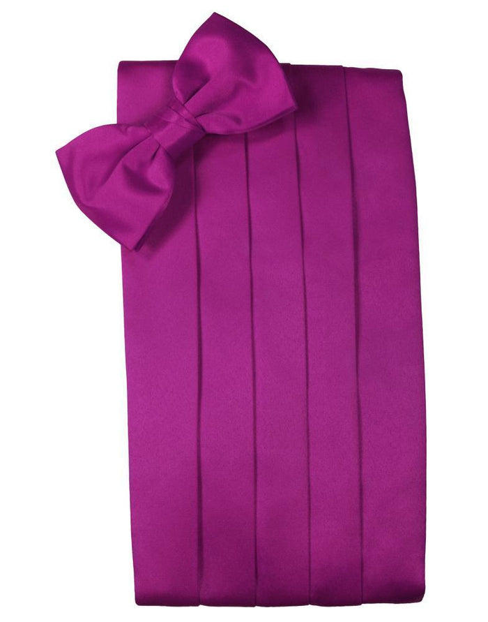 Fuchsia Luxury Kids Satin Cummerbund by Cardi