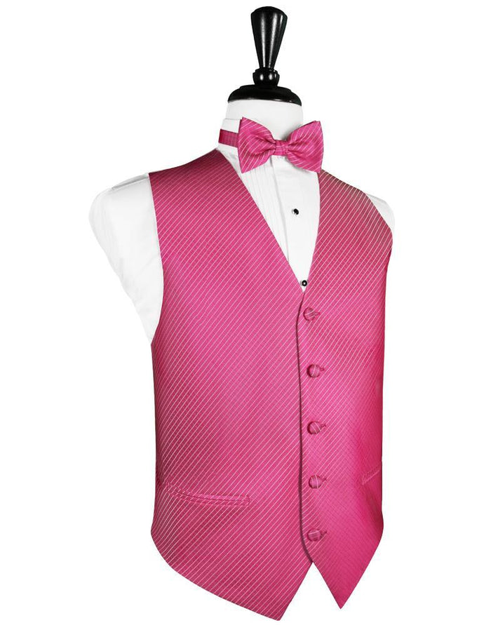 Fuchsia Palermo Tuxedo Vest by Cardi