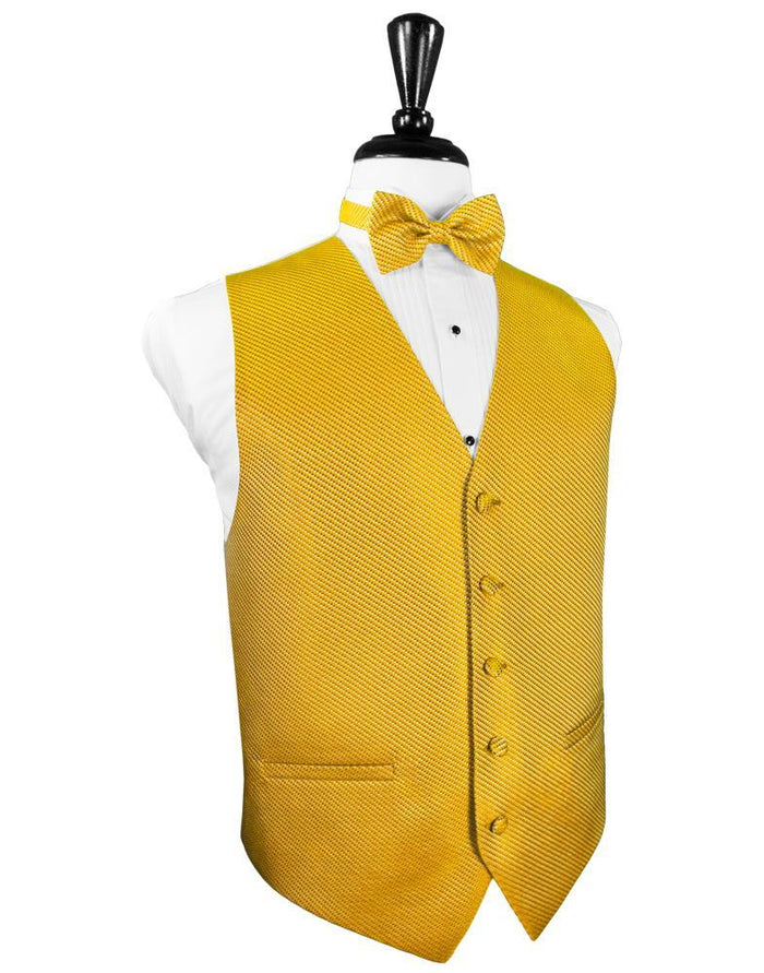 Gold Venetian Tuxedo Vest by Cardi