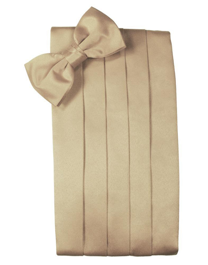 Golden Luxury Kids Satin Cummerbund Cardi