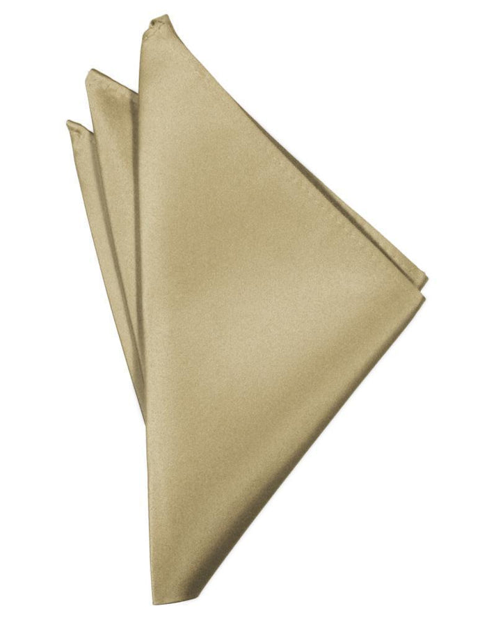 Golden Luxury Satin Pocket Square Cardi