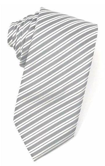 Grey Newton Stripe Necktie Cardi