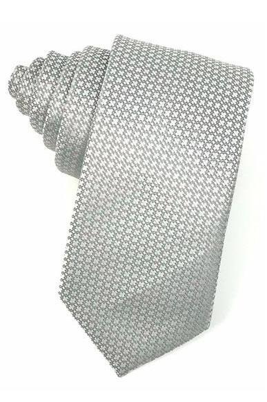 Grey Regal Necktie by Cardi