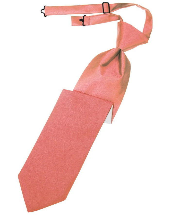 Guava Luxury Satin Kids Necktie by Cardi