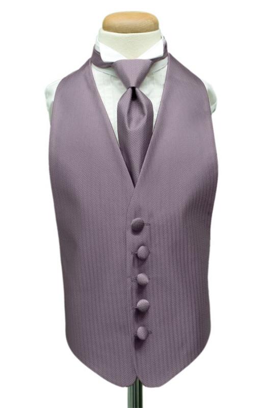 Heather Herringbone Kids Tuxedo Vest Cardi