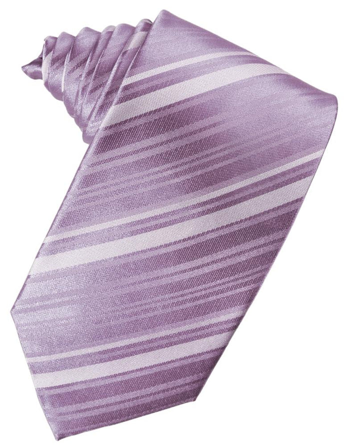 Heather Striped Silk Necktie by Cardi