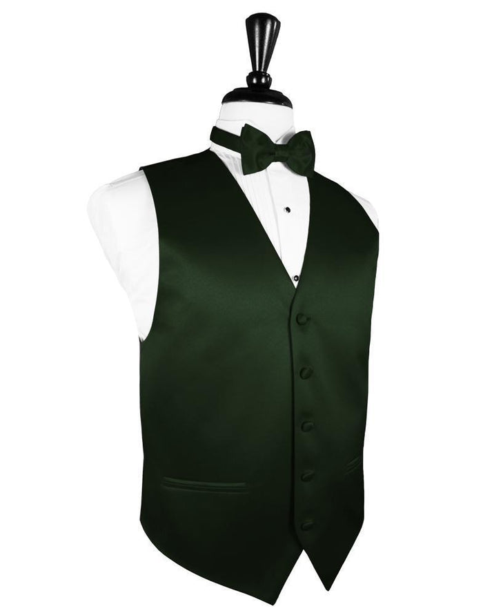 Holly Luxury Satin Tuxedo Vest Cardi
