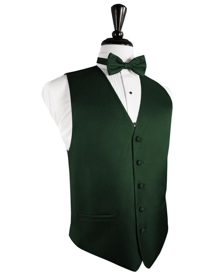 Hunter Herringbone Tuxedo Vest by Cardi