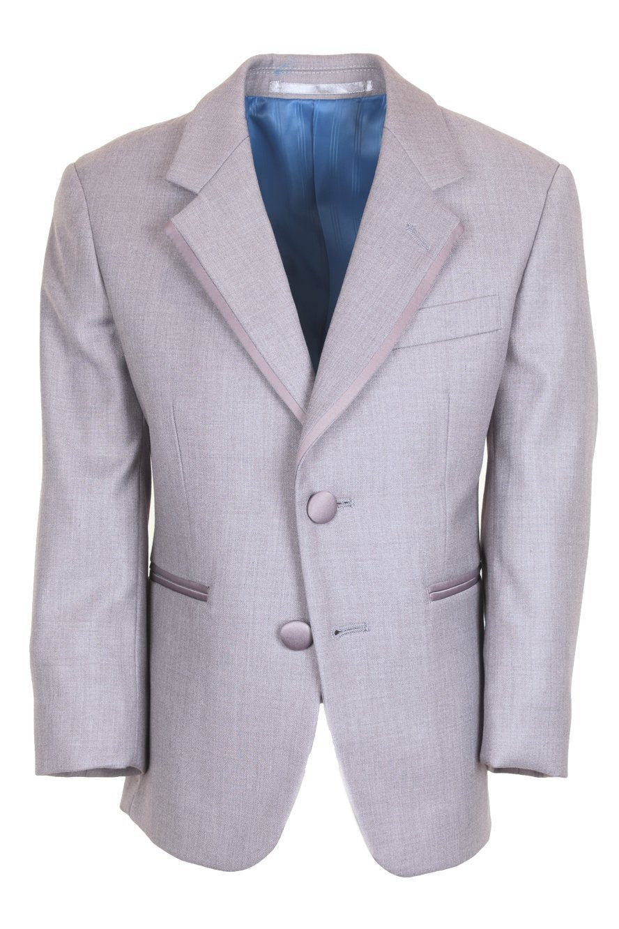 Infinity Kids Heather Grey Tuxedo Jacket (Separates) by Cardi