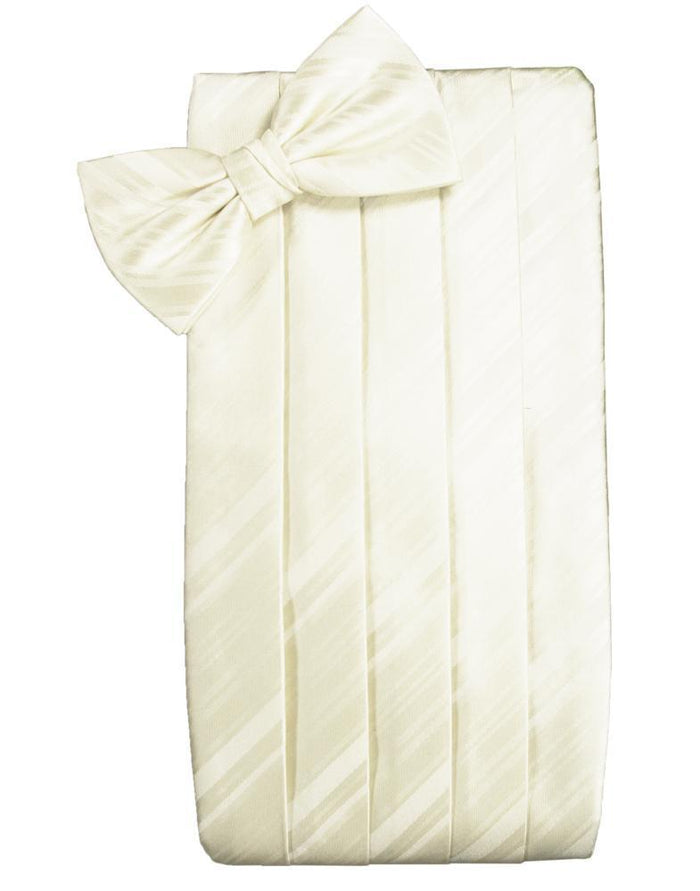Ivory Kids Striped Satin Cummerbund by Cardi
