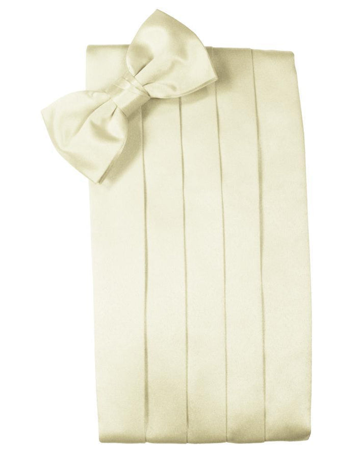 Ivory Luxury Kids Satin Cummerbund by Cardi