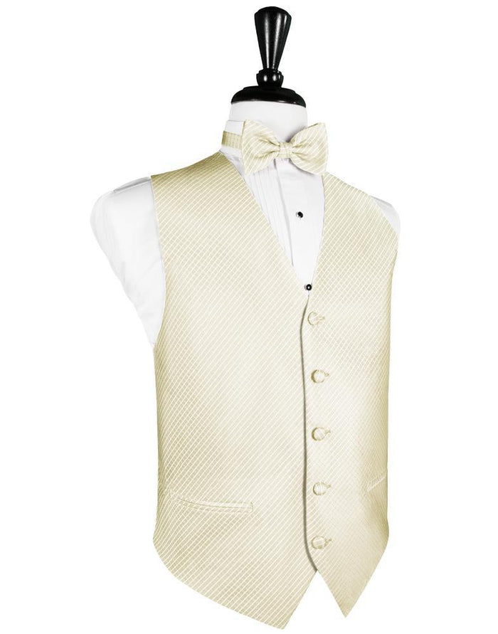 Ivory Palermo Tuxedo Vest Cardi