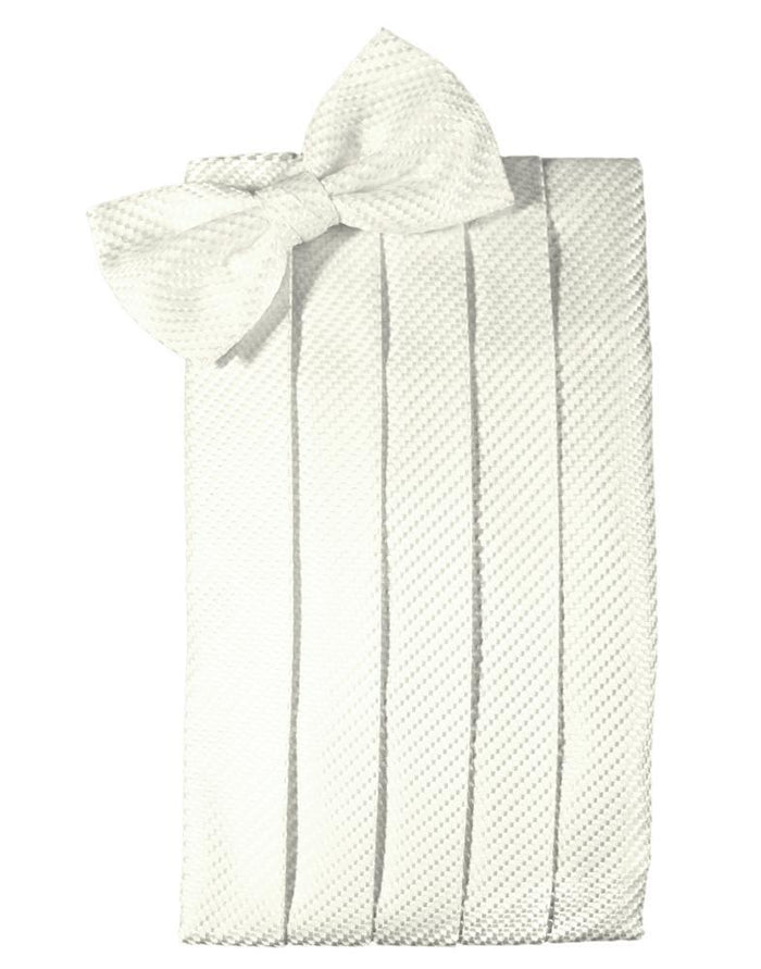 Ivory Venetian Cummerbund by Cardi