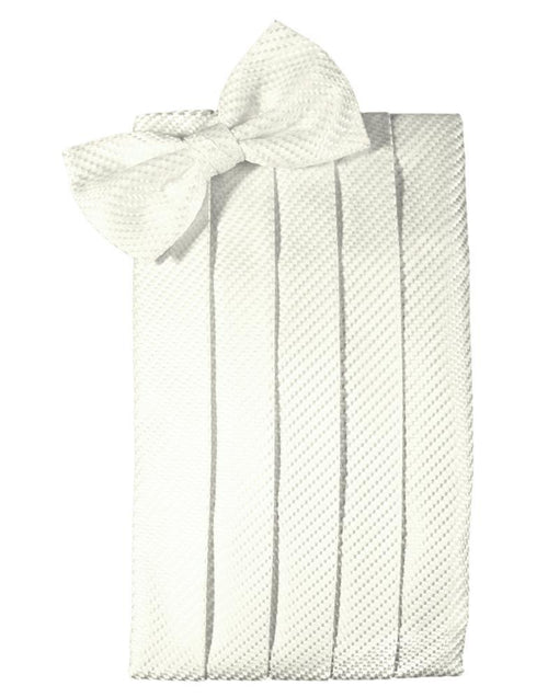 Ivory Venetian Kids Cummerbund Cardi