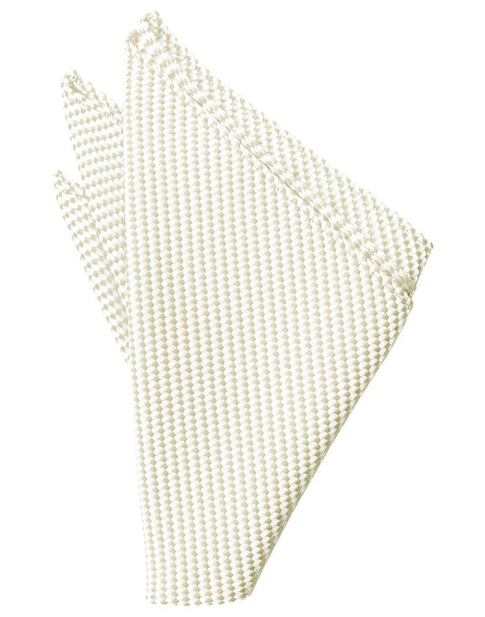 Ivory Venetian Pocket Square Cardi
