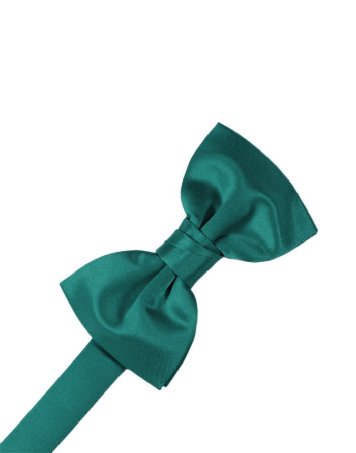 Jade Luxury Satin Kids Bow Tie Cardi