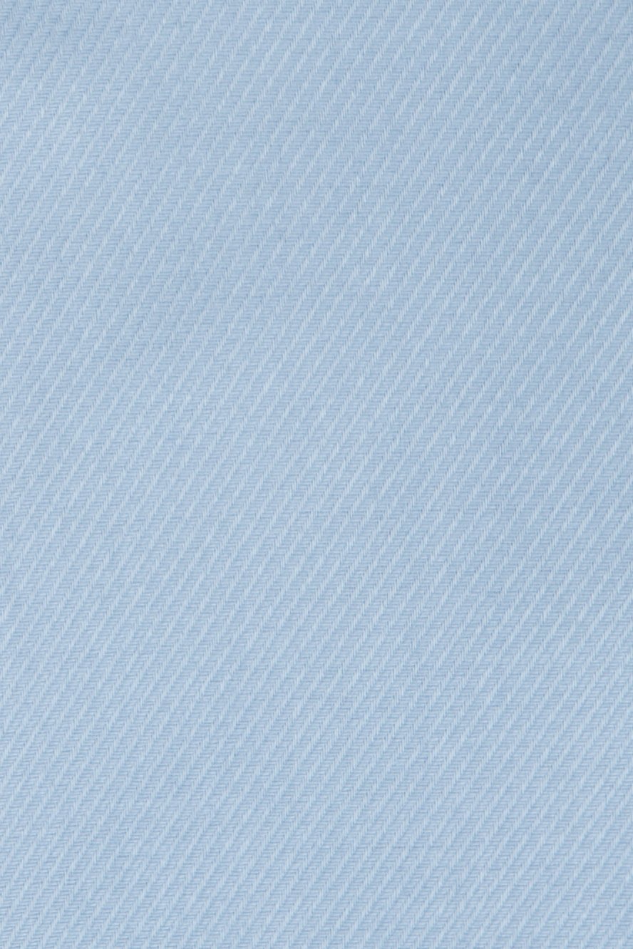 Jamison Blue Twill Spread Collar Dress Shirt Cardi