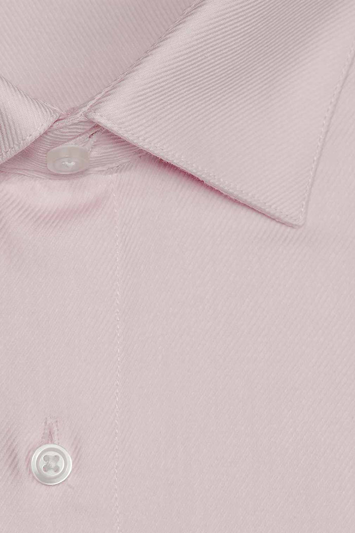 Jamison Pink Twill Spread Collar Dress Shirt by Cardi