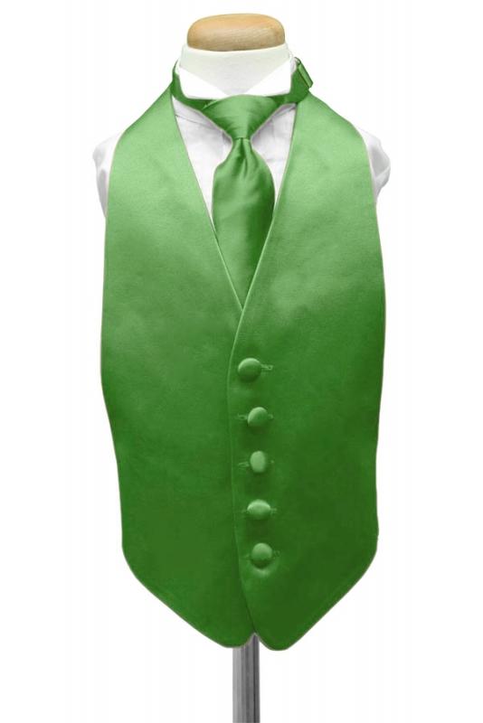 Kelly Luxury Satin Kids Tuxedo Vest by Cardi