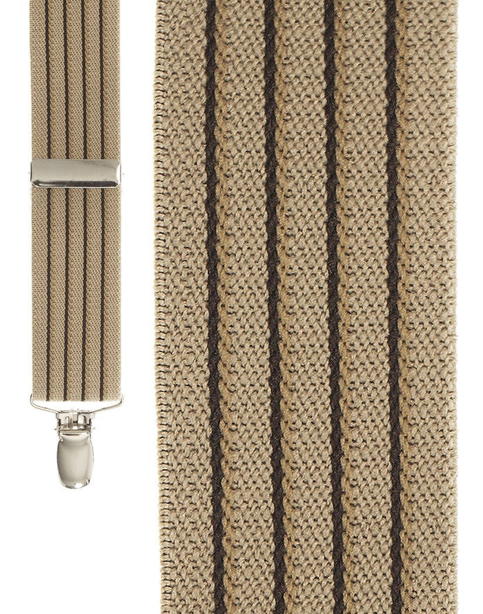 Khaki Summit Suspenders by Cardi