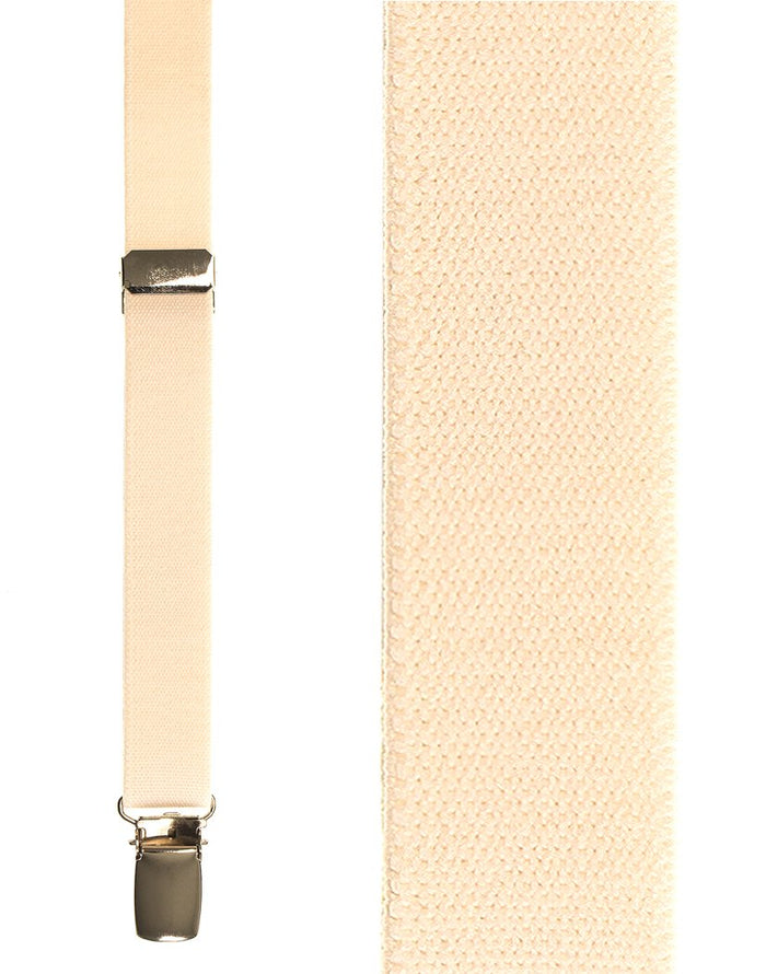 Kids Ivory Oxford Suspenders by Cardi