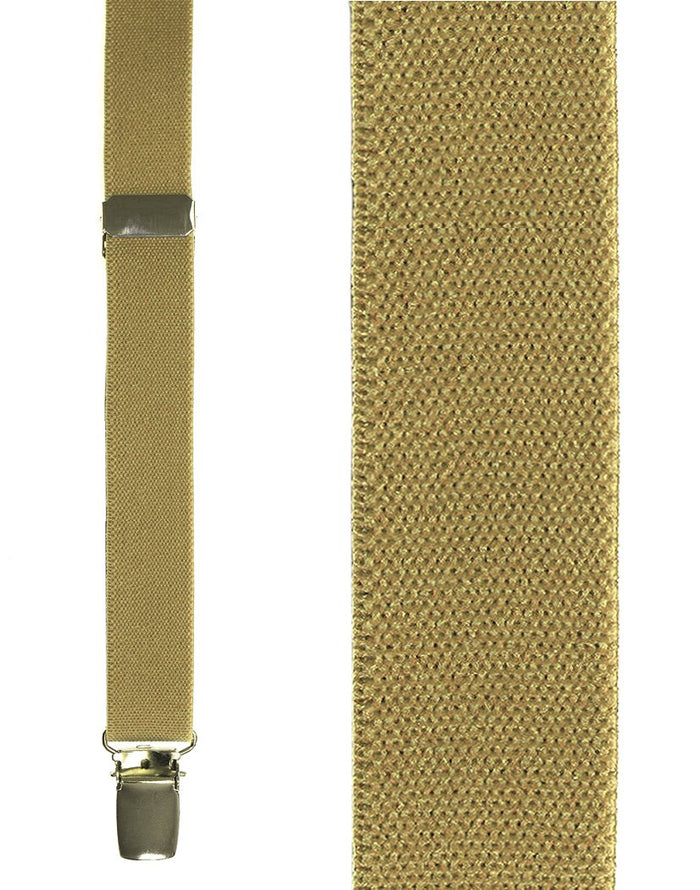 Kids Khaki Oxford Suspenders by Cardi