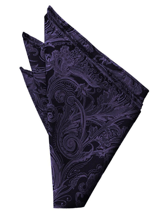 Lapis Tapestry Pocket Square by Cardi