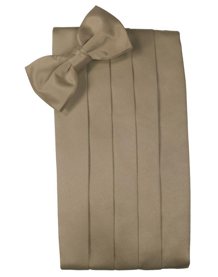Latte Luxury Satin Cummerbund Cardi