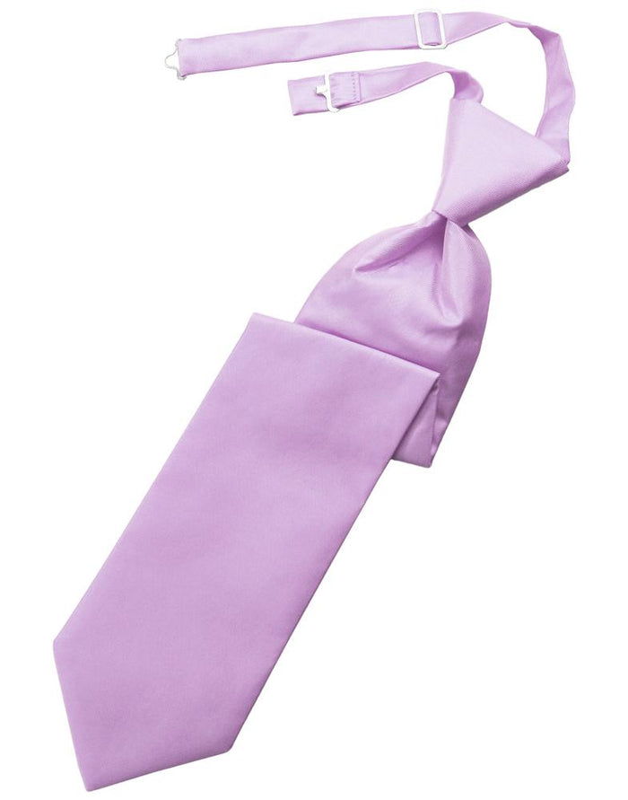 Lavender Solid Twill Windsor Tie by Cardi