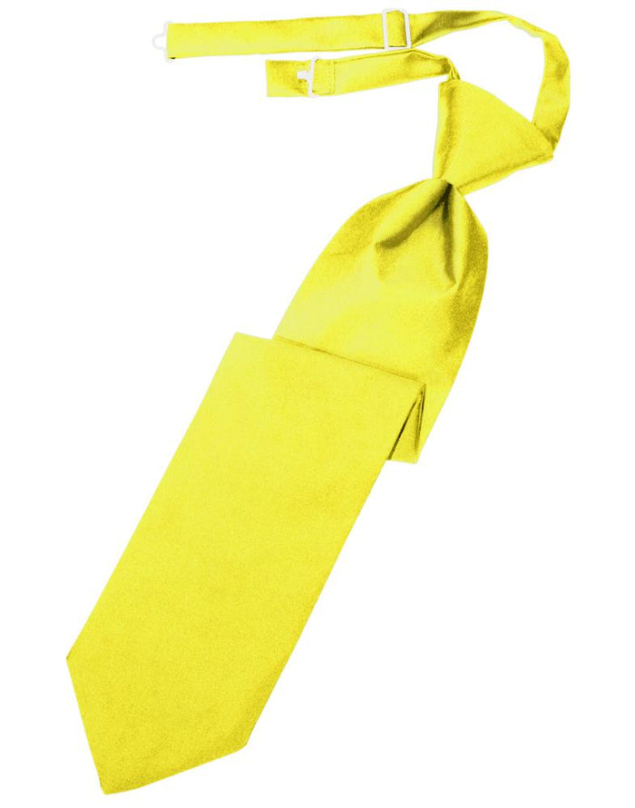Lemon Luxury Satin Kids Necktie by Cardi